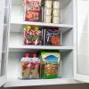 ClearSpace Clear Plastic Storage Bins – Perfect Kitchen Organization and Storage or Pantry Storage – Fridge Organizer, Pantry Organization and Clear Storage Bins, Cabinet Organizers(4 Pack)