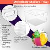 ClearSpace Clear Plastic Storage Bins – XL 8 Pack Perfect Kitchen or Pantry Organization Fridge Organizer and Storage Bins, Cabinet Organizers(2 Pack)