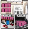 ClearSpace Heavy Duty Moving Bags or Storage Bag – Large Moving Boxes with Backpack Straps, Zippers & Handles – Perfect for Moving, College Dorm, Traveling, Camping, Christmas Decorations, 2 Pack(Pink)