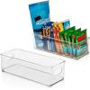ClearSpace Plastic Pantry Organization and Food Storage Bin – Great Kitchen Storage – Fridge Organizer Bins – 4 Pack(4 Pack)