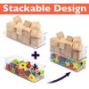 ClearSpace Plastic Pantry Organization and Food Storage Bin – Great Kitchen Storage – Fridge Organizer Bins – 4 Pack(4 Pack)