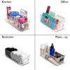 ClearSpace Plastic Pantry Organization and Food Storage Bin – Great Kitchen Storage – Fridge Organizer Bins – 4 Pack(8 Pack)