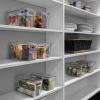ClearSpace Plastic Storage Bins with Lids XL – Perfect Kitchen Organization or Pantry Storage – Fridge/Cabinet Organizers(4 Pack)