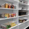 ClearSpace Plastic Storage Bins with Lids XL – Perfect Kitchen Organization or Pantry Storage – Fridge/Cabinet Organizers(8 Pack XL)