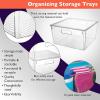 ClearSpace Plastic Storage Bins with Lids XL – Perfect Kitchen Organization or Pantry Storage – Fridge/Cabinet Organizers(8 Pack XL)