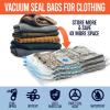 Vacuum Seal Bags for Clothing Travel, 10 Jumbo – Space Saver Vacuum Storage Bags, Blanket & Clothes Storage Bags Vacuum Sealed – Hand Pump Included, Bolsas Para Guardar Ropa Al Vacío