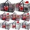 ClearSpace Oversized Moving Bags or Storage Bag – Large Moving Boxes with Backpack Straps, Zippers & Handles – Heavy-Duty Packing Bags for Moving, College Dorm, Christmas Decorations, 10 Pack