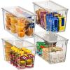 ClearSpace Plastic Storage Bins with Lids XL – Perfect Kitchen Organization or Pantry Storage – Fridge/Cabinet Organizers(4 Pack)