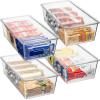 ClearSpace Pantry Organizers and Storage Bins With Lids – Snack Organizer for Pantry Shelf, Snack Storage & Snack Bin – Snack Containers for Pantry, Cabinet, Kitchen Organization and Storage
