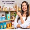 ClearSpace Plastic Pantry Organization and Storage Bins with Removable Dividers – XL Perfect Kitchen / Refrigerator/ Cabinet Organizers, 2 Pack(2 Pack)