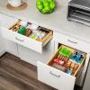 ClearSpace Plastic Pantry Organization and Storage Bins with Removable Dividers – XL Perfect Kitchen / Refrigerator/ Cabinet Organizers, 2 Pack(2 Pack)