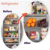ClearSpace Plastic Pantry Organization and Storage Bins with Removable Dividers – XL Perfect Kitchen / Refrigerator/ Cabinet Organizers, 2 Pack(2 Pack XL)