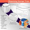 ClearSpace Plastic Storage Bins With lids, 8 Pack – Perfect Pantry Organization and Storage – Fridge Organizer, Pantry Storage Containers and Storage Bins, Cabinet Organizers(4 Pack)