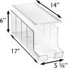 ClearSpace Soda Can Organizer & Soda Can Dispenser for Refrigerator – Fridge Organizer & Stackable Drink Organizer for Fridge or Refrigerator – Holds 12 Cans Each, BPA Free – 2 Pack(4 pack)