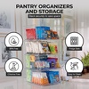 ClearSpace Stackable Storage Bins, Front Pantry Organizer, Small, 4 Pack(Large)