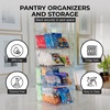 ClearSpace Stackable Storage Bins, Front Pantry Organizer, Small, 4 Pack(Medium)